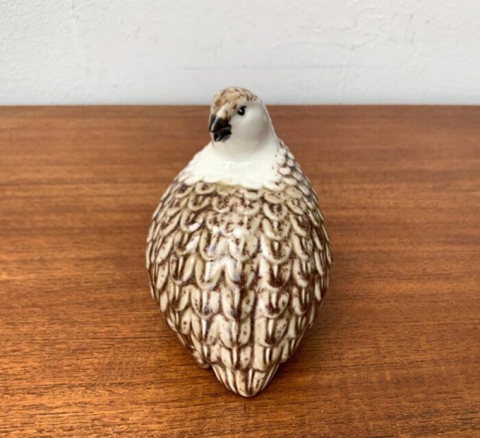 vintage porcelain quail bird figurine by b jackson 5