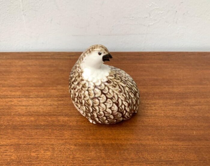 vintage porcelain quail bird figurine by b jackson 6