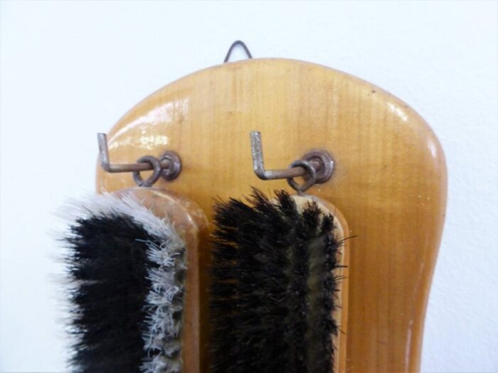 vintage shoe brushes 1960s set of 9 12