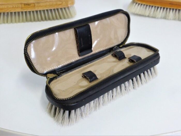 vintage shoe brushes 1960s set of 9 8