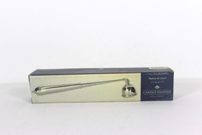 vintage silver candle snuffer barton and lloyd hinged 5440