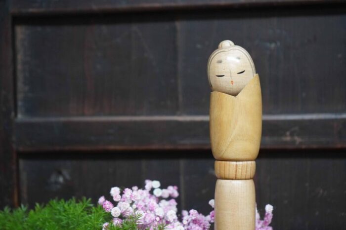 vintage sosaku kokeshi japan 1970s 1376