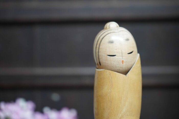 vintage sosaku kokeshi japan 1970s 3915