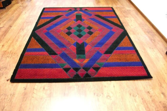 vintage swedish rug 1970s 1