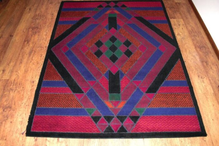 vintage swedish rug 1970s 5