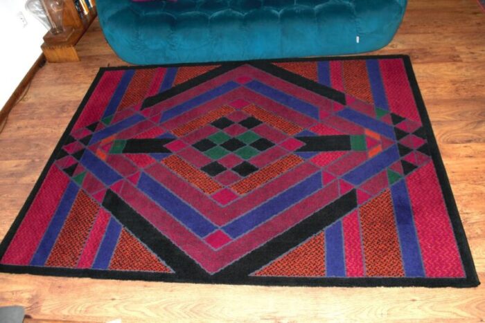 vintage swedish rug 1970s 7