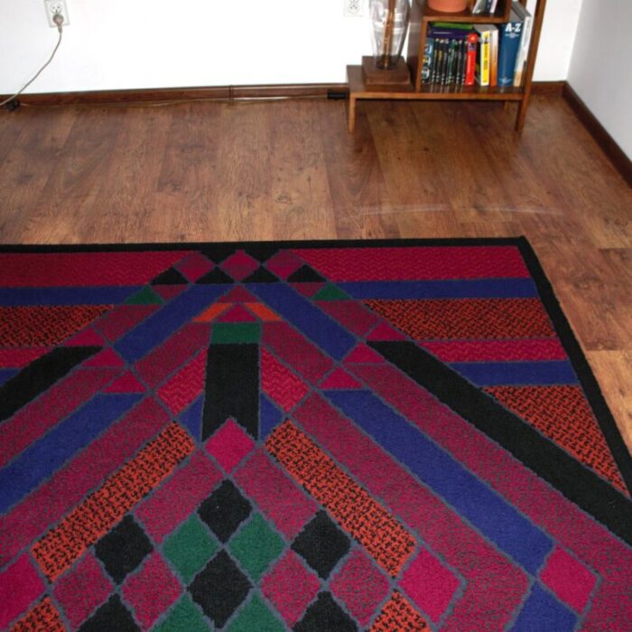 vintage swedish rug 1970s 9