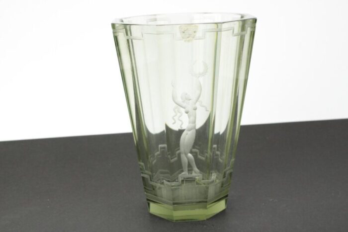 vintage vase by vicke lindstrand for orrefors 1930s 1