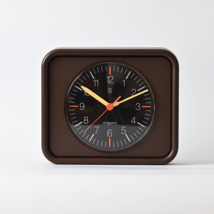 vintage wall clock by philips 1970s 1