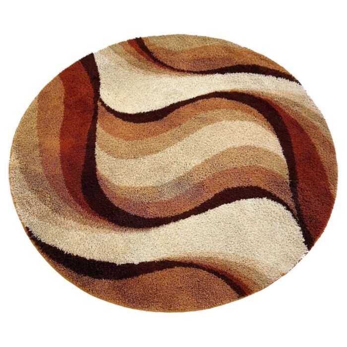 vintage wave high pile rya rug by prinstapijt desso netherlands 1970s 1