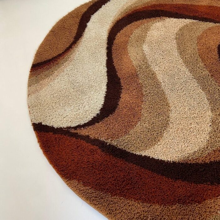 vintage wave high pile rya rug by prinstapijt desso netherlands 1970s 10