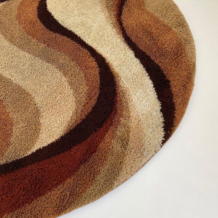 vintage wave high pile rya rug by prinstapijt desso netherlands 1970s 8