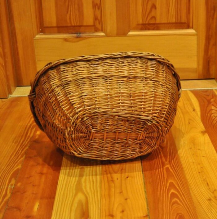 vintage wicker basket 1950s 4