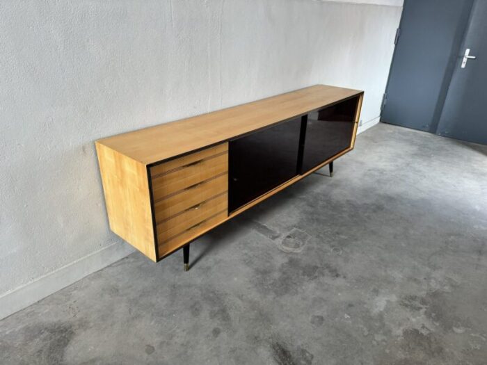 vintage wooden sideboard 1950s 2294