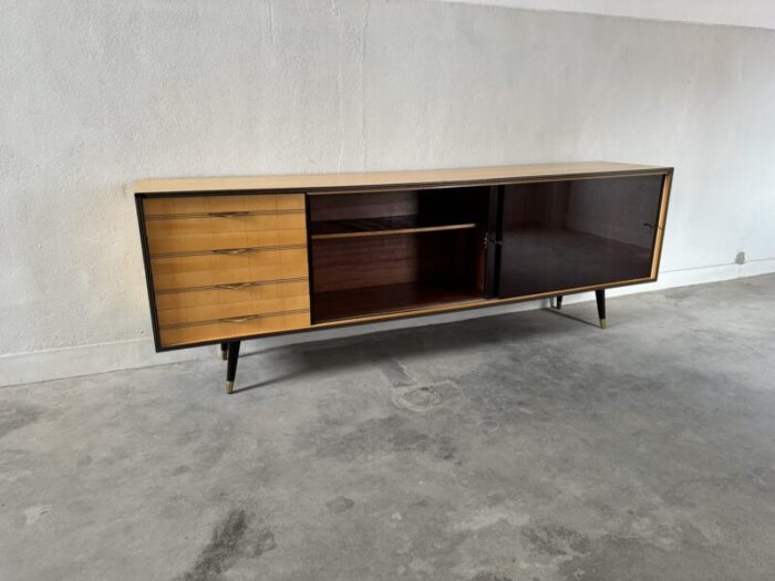 vintage wooden sideboard 1950s 3065