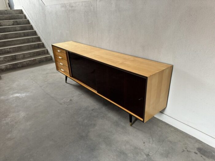 vintage wooden sideboard 1950s 3355