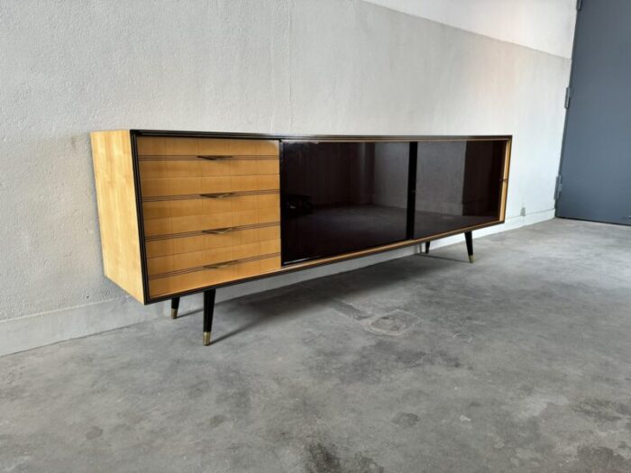 vintage wooden sideboard 1950s 6323