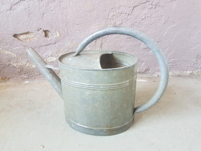 vintage zinc watering can 1940s 1