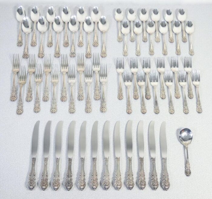 wallace service in 925 sterling silver set of 61 1