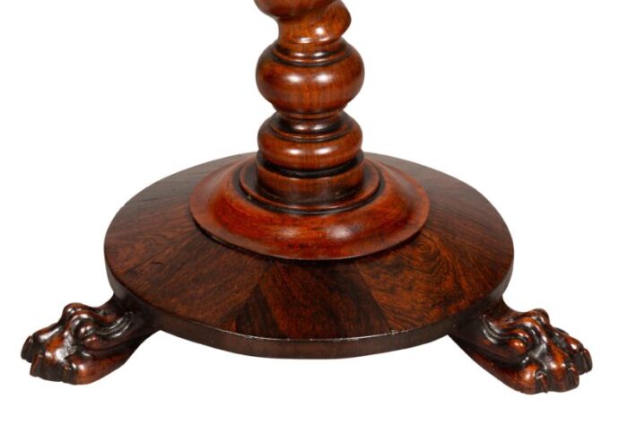 william iv rosewood candle stand 0383