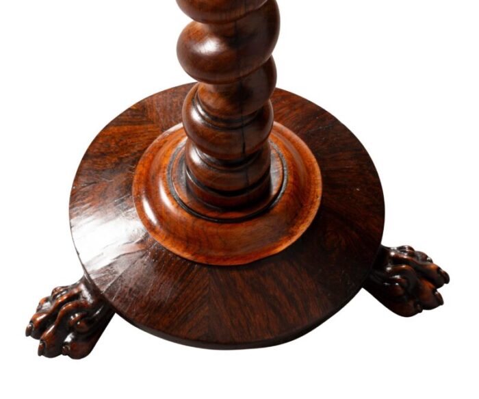 william iv rosewood candle stand 4690