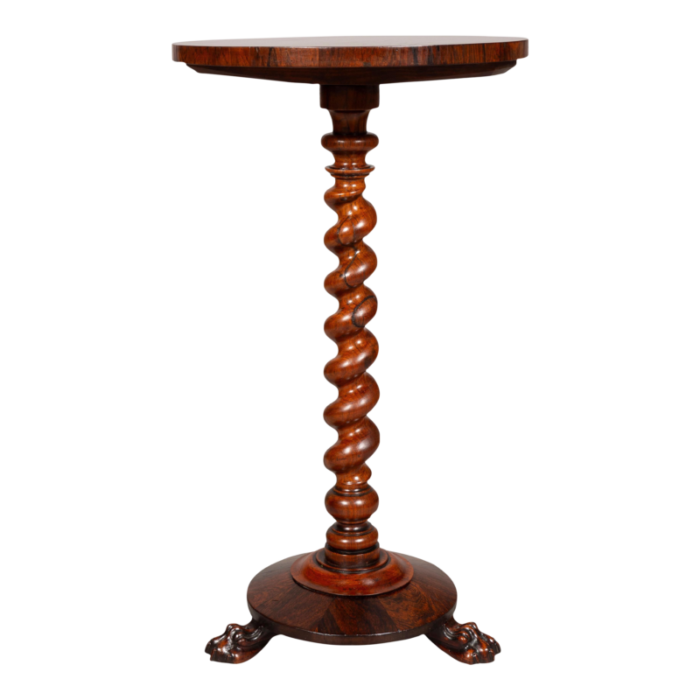 william iv rosewood candle stand 8767