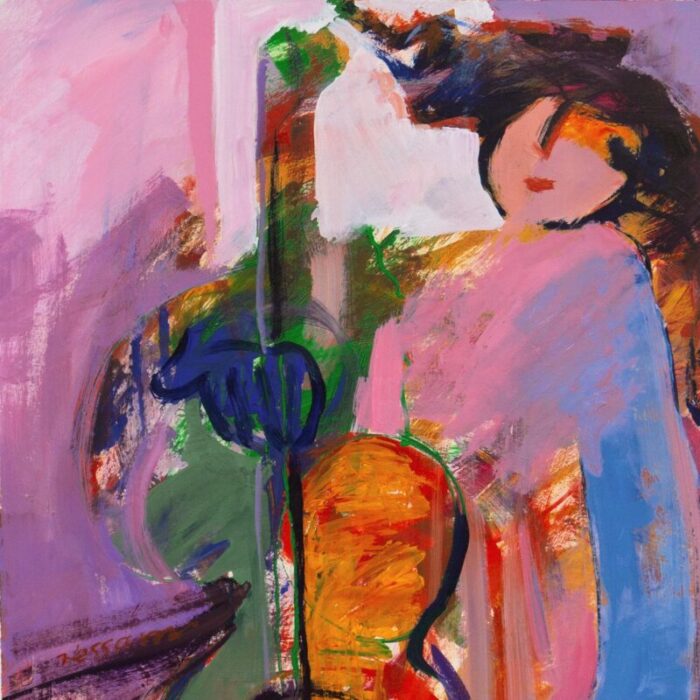 woman with cello by hessam abrishami iran accademia di belle arti di perugia miami 8752