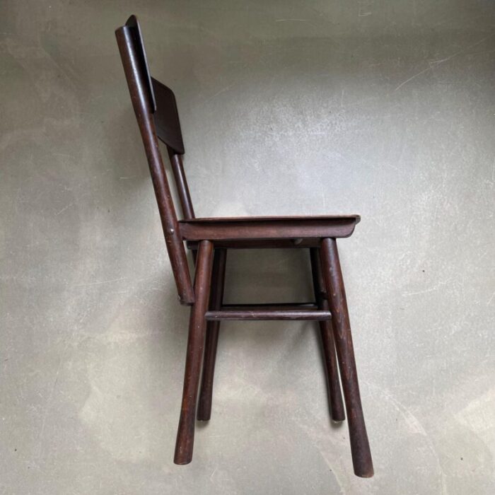 wooden bistro chair from jacob and josef kohn 1930s 4868