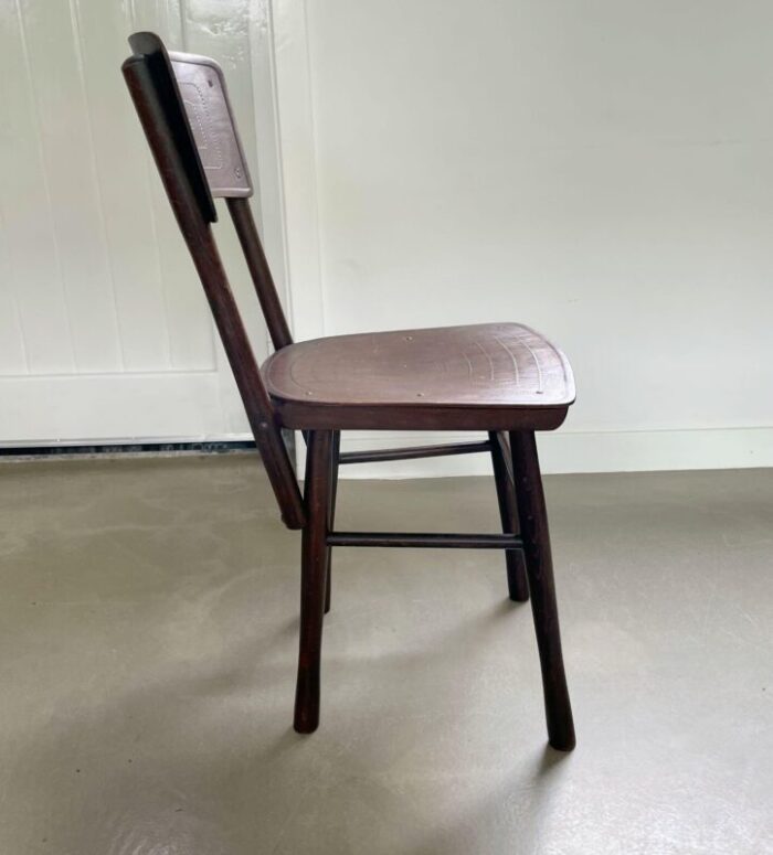 wooden bistro chair from jacob and josef kohn 1930s 6305