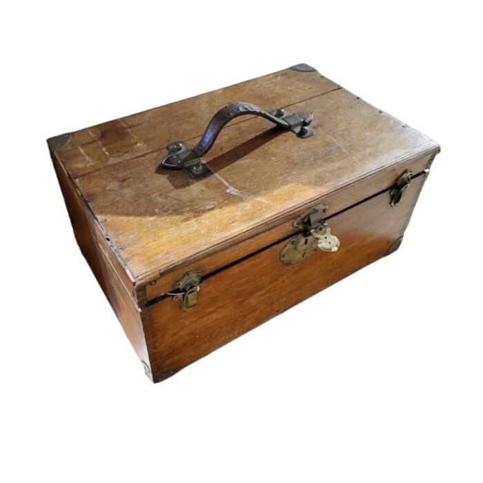 wooden trunk with locks 2