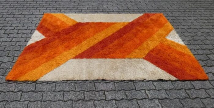 wool rug by hojer eksport wilton denmark 1970s 1647